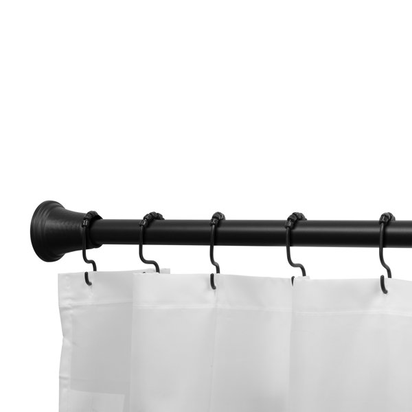 Splash Home 72" Adjustable Straight Tension Shower Curtain Rod